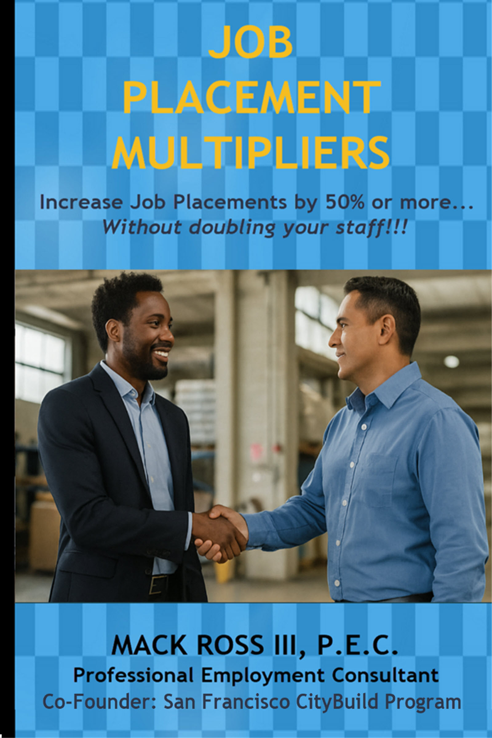 Job Placement Multipliers E-Book Cover for Staff Transformation System