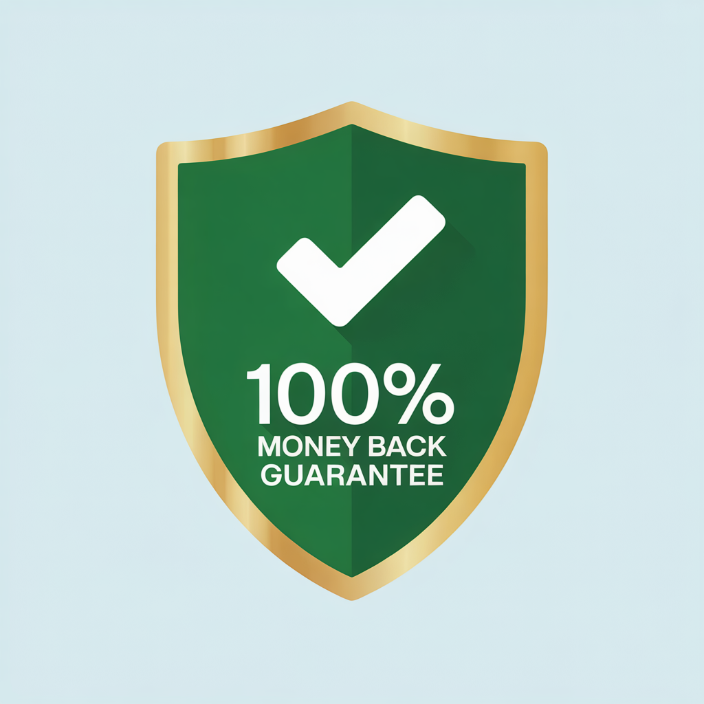 100% Money Back Guarantee